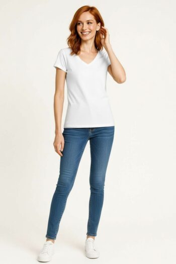 PLAYERA BÁSICA ESCOTE EN V