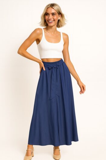 PANTALÓN AMPLIO CON CINTA AJUSTABLE