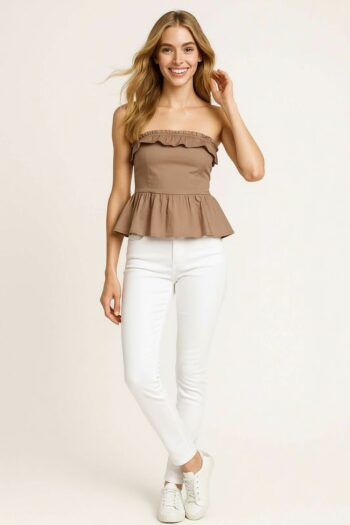 BLUSA POPELINA PEPLUM