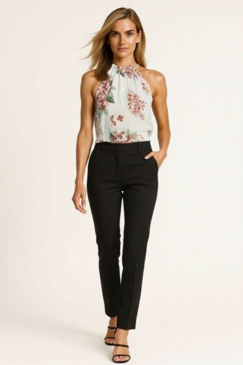 BLUSA HALTER TIRA SMOCK