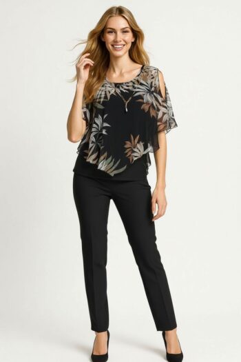 BLUSA COLLAR FULL PRINT