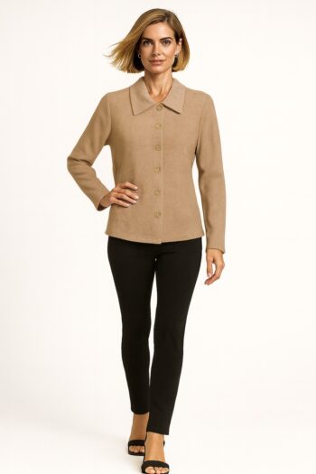 SACO CUELLO CAMISERO BOTONES