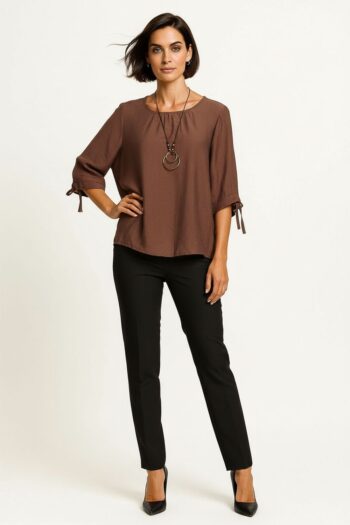 Blusa jaretas collar