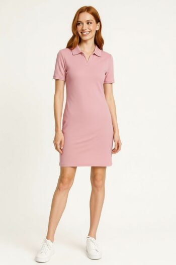 VESTIDO POLO TEJIDO WAFFLE
