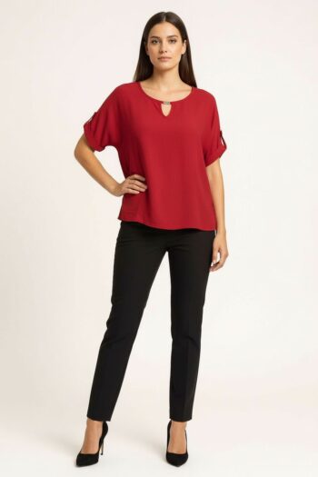 BLUSA CHARRETERAS RUEDO