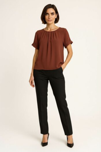 BLUSA APLICACIONES MANGA