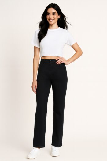 PANTALON RECTO CLASICO NEGRO