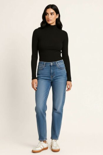 PLAYERA DE CUELLO RUSO RIB
