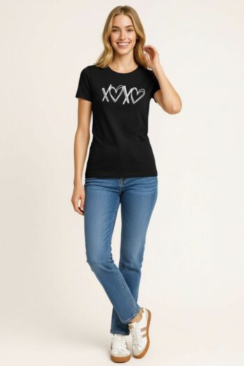 PLAYERA ESTAMPADA XOXO