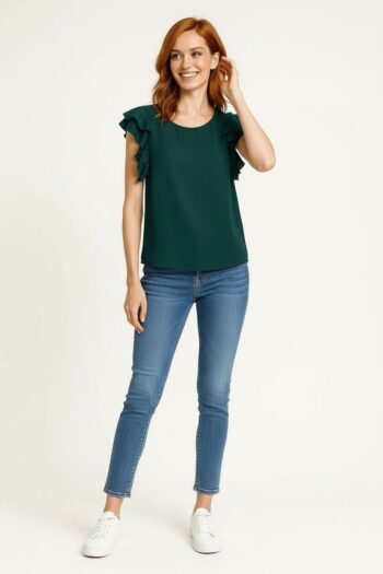 BLUSA ESCAROLA EN HOMBRO