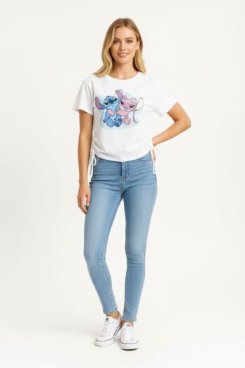 PLAYERA AJUSTE LATERAL ESTAMPADO