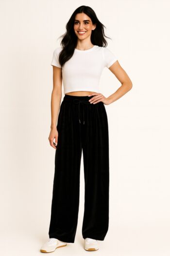 PANTALÓN RECTO CON JARETA