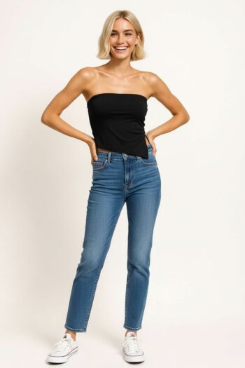 PLAYERA CROP CON ABERTURA