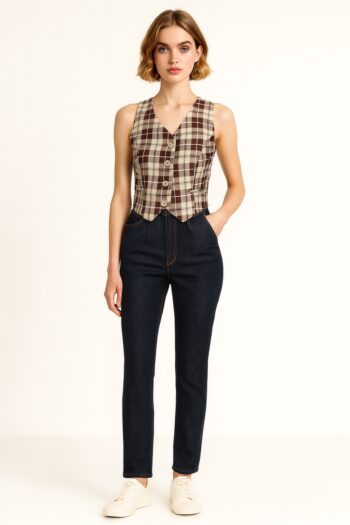 CHALECO MODA BOTONES FRONT