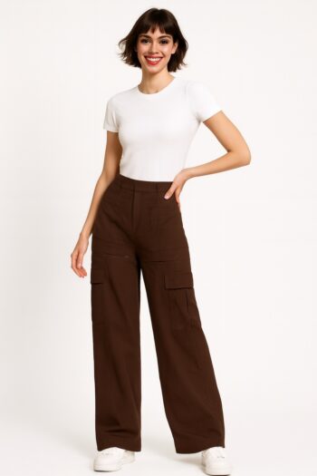 PANTALON GABARDINA BOLSAS CARGO