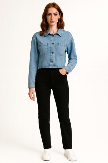 CHAMARRA MEZCLILLA CROP