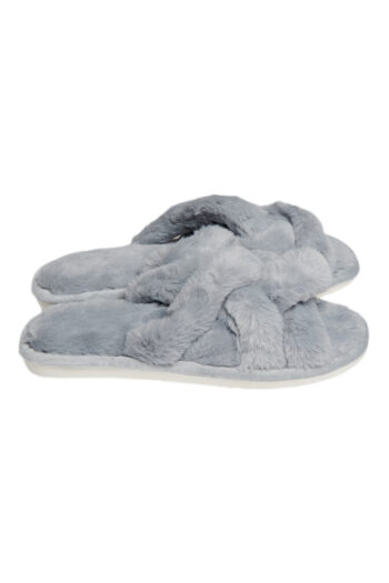 PANTUFLA PELUCHE TRENZADA