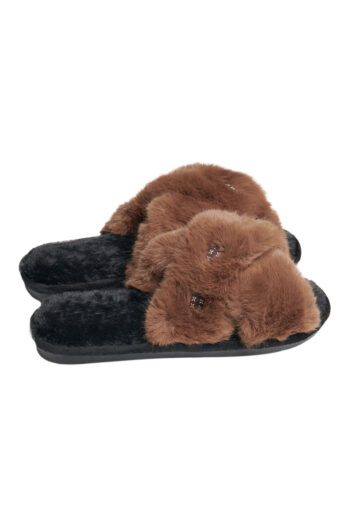 PANTUFLA PELUCHE TIRA CRUZADA