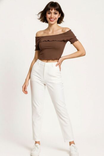 PLAYERA STRAPPLE CON DETALLE FESTONEADO