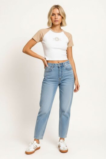 PLAYERA RIB MANGA RAGLÁN