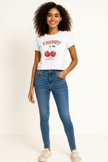 PLAYERA DE ALGODÓN ESTAMPADA