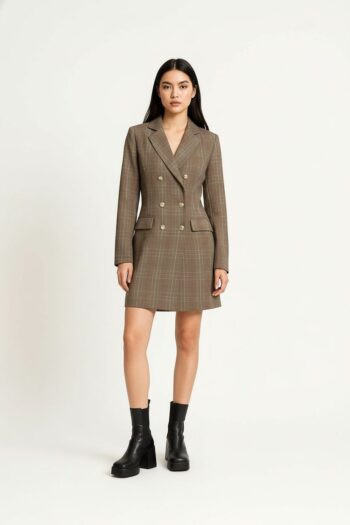VESTIDO TIPO SACO CON BOTONES