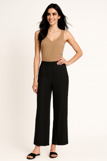 PANTALÓN CAPRI DE CORTE AMPLIO
