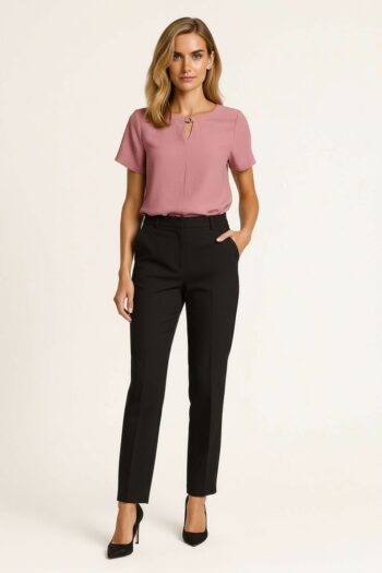 BLUSA CON ARGOLLA EN ESCOTE