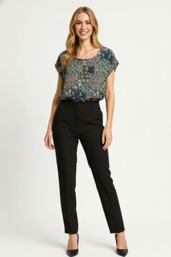 BLUSA MANGA VALENCIANA AJUSTADA