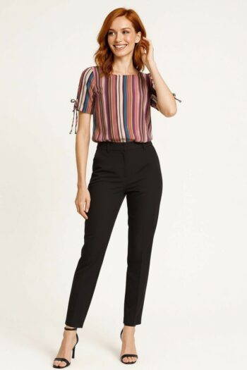 BLUSA CON JARETAS EN MANGAS