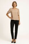 BLUSA CON DETALLE DE ALFORZAS