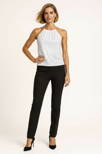 TOP HALTER CON BRILLO