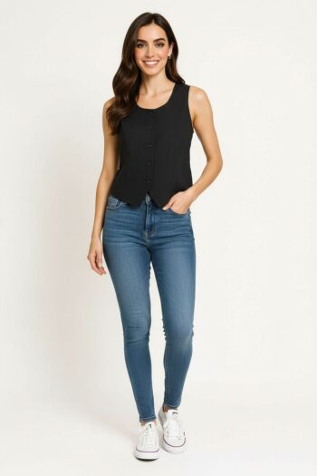 BLUSA CAMISERA SIN MANGAS