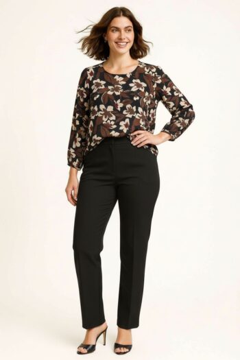 BLUSA SUELTA MANGA TRES CUARTOS