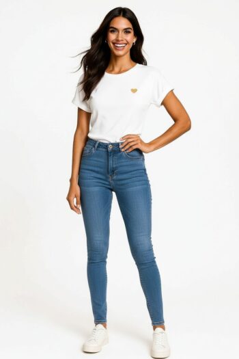 PLAYERA CON DETALLE BORDADO