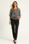 BLUSA LORELL CON COLLAR DECORATIVO