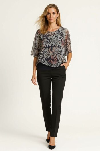 BLUSA LORELL CON COLLAR DECORATIVO