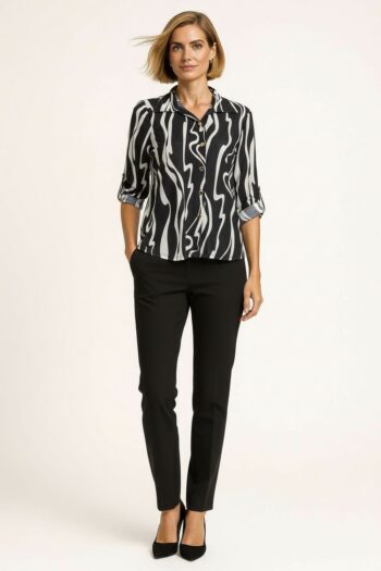 BLUSA DARCY BOTONES DORADOS