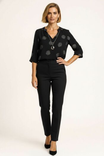 BLUSA DARCY ESCOTE EN V Y COLLAR