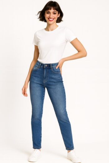 JEANS NYD DE MEZCLILLA DESLAVADO