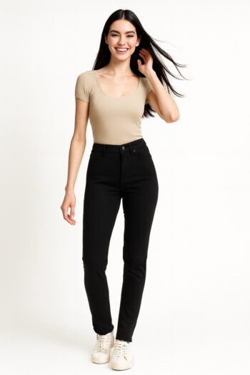PANTALÓN SKINNY TIRO ALTO