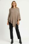 PONCHO CHENILLE CON BRILLO