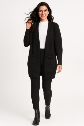 CARDIGAN ABIERTO CON BOLSAS