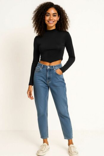 BLUSA SLINKY CUELLO ALTO