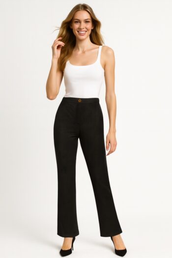 PANTALÓN RECTO CON BOLSAS