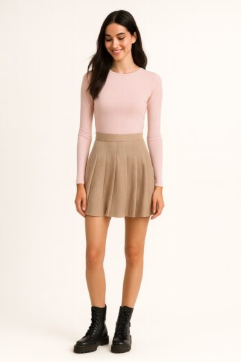 FALDA TABLAS PRETINA ANCHA