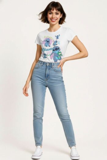 PLAYERA CORTA CON DISEÑO GRÁFICO