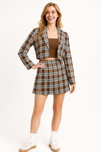 CONJUNTO FALDA Y SACO AJUSTADO