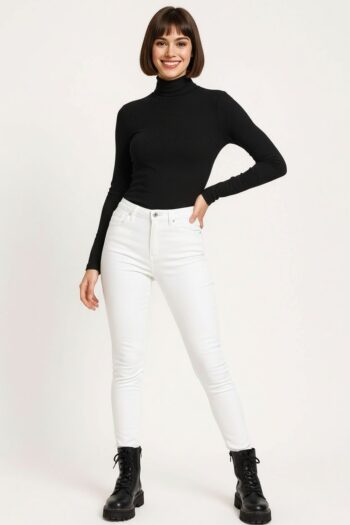 PLAYERA RIB CUELLO RUSO