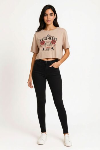 PLAYERA CORTA WILD WEST